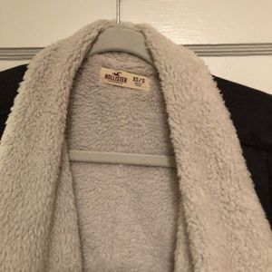 Hollister sherpa cardigan